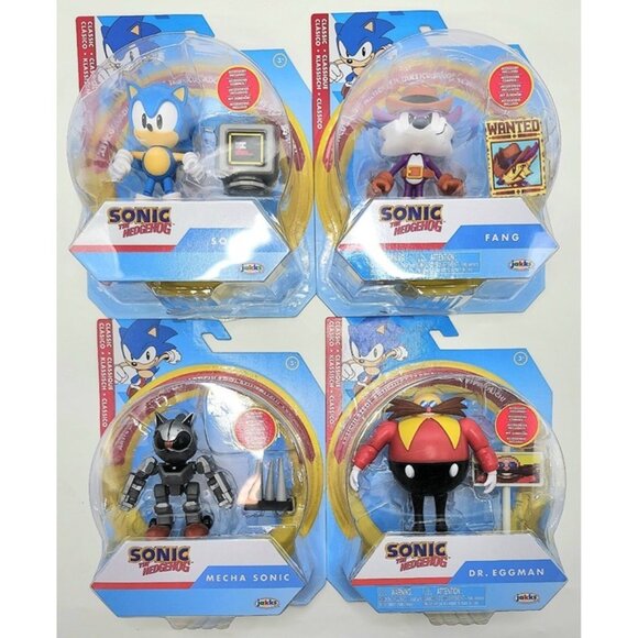 Sonic The Hedgehog Classic Sonic Action Figure Bundle - Picture 1 of 8